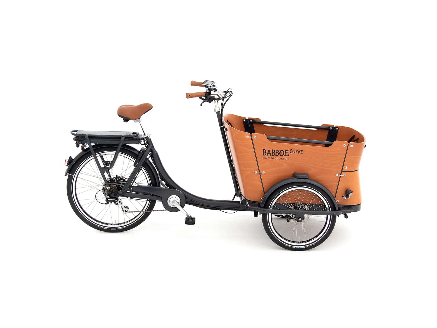 Vélo cargo électrique Babboe Curve-E pour 4 enfants | Babboe